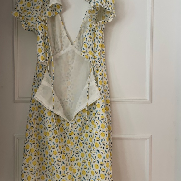 Princess Polly lemon Dress US size 4 - Picture 3 of 5